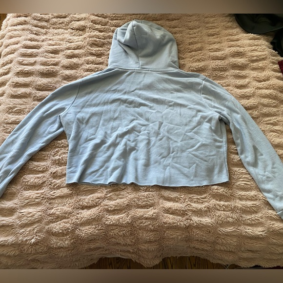 Cropped Hoodie - Light Blue - Picture 2 of 2